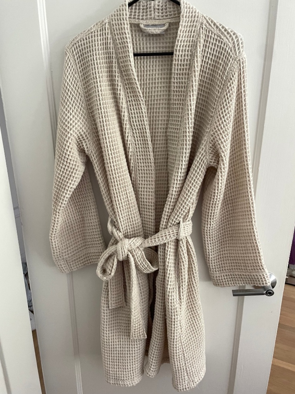 Parachute Waffle Bathrobe in Tan Medium